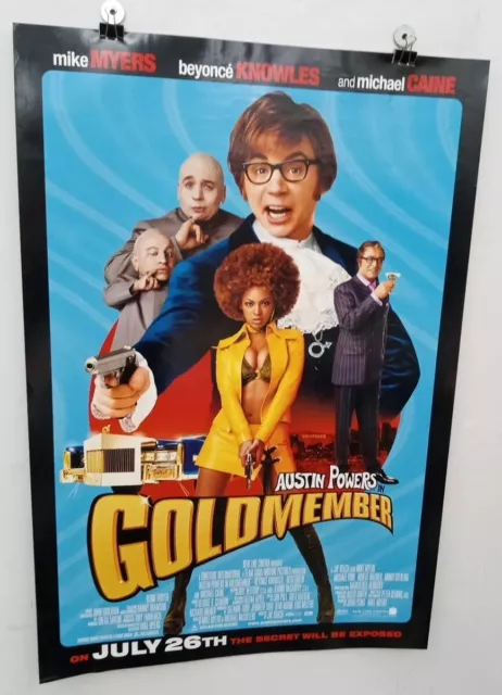 Austin Powers Goldmember 27x40 Original Theater Double Sided Movie Poster