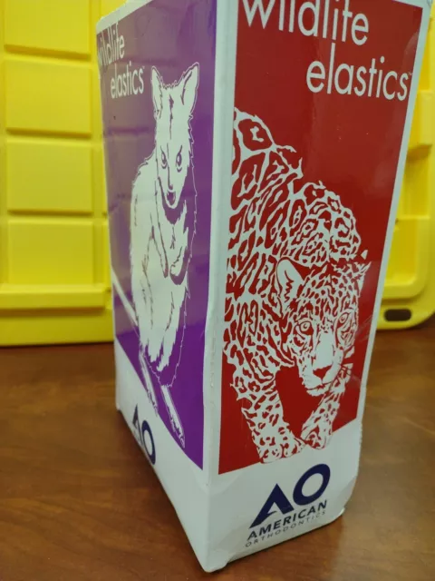 American Orthodontics Elastics Jaguar Extra Heavy 8oz 1/4" 100 Bags