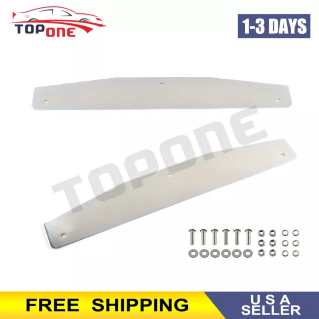 Mud Flap Weight Semi Truck 24" X 4" Chromed 3 Stud For 24" Universal 1 Pair Mud Flap Weight Semi Truck 24" X 4" Chromed 3 Stud For 24" Universal 1 Pair