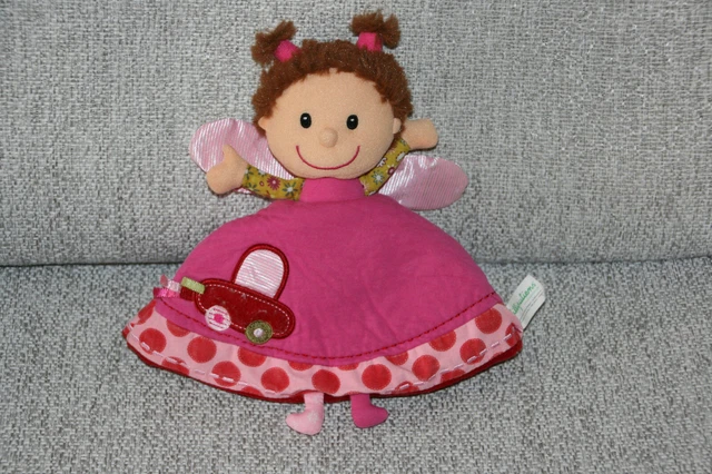 Lilliputiens Doudou Marionnette Reversible Coccinelle Liz Rose Rouge Excel Etat