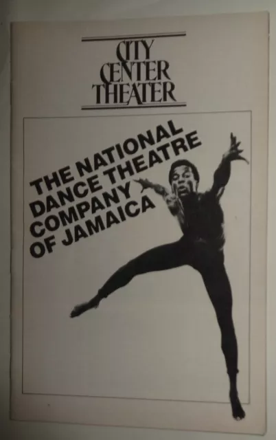 The National Danse Theatre Company De Jamaïque - Playbill - Sept 1983 Ville