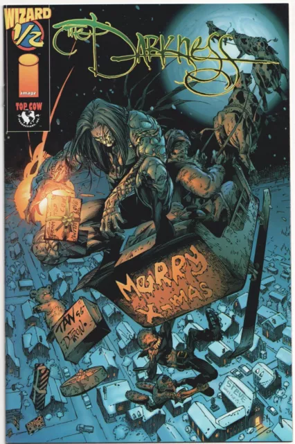 The Darkness Wizard #1/2 Half Tan Xmas Variant Nm Coa Top Cow Comics