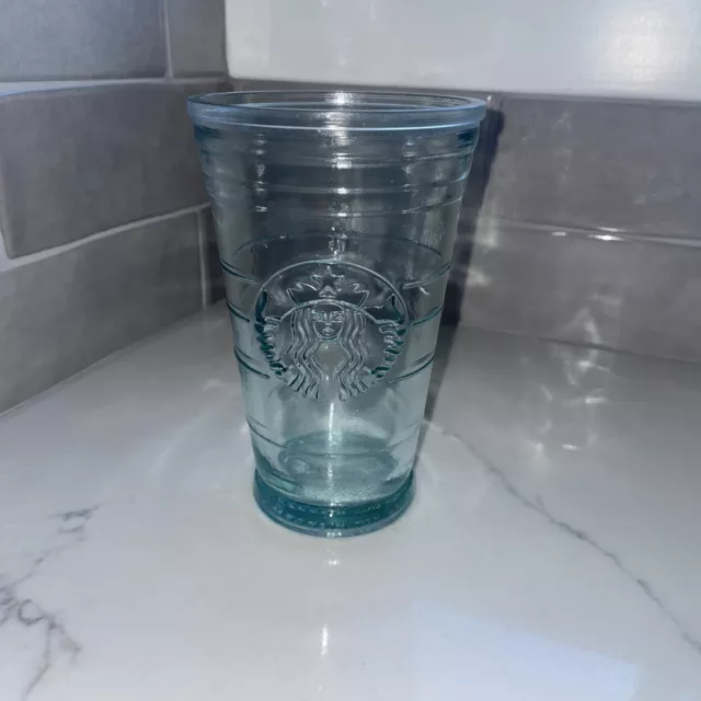 NEW STARBUCKS Recycled GLASS Cold Cup 20 oz. Venti RARE