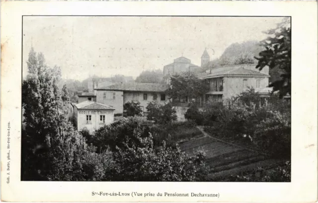 CPA Sainte-Foy-les-Lyon - view taken from the Pensionnat Dechavanne (1036174)