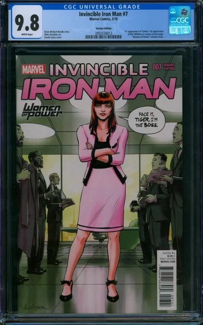 Invincible Iron Man #7 ⭐ CGC 9.8 ⭐ Women of Power Variant 1st Riri Williams 2016