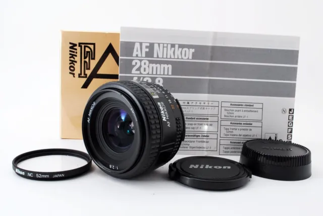 [Near MINT ] Nikon AF Nikkor 28mm F/2.8 Wide Angle Ais Lens from Japan #737