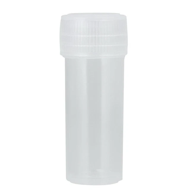 50Pcs 5g Volume Plastic Sample Bottle 5ML Small Bottle Vial Storage Contain FS2#
