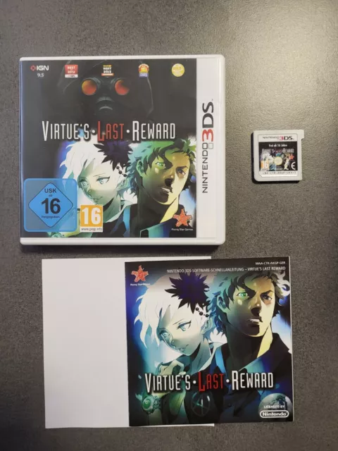 Virtues Last Reward - Nintendo 3DS Spiel