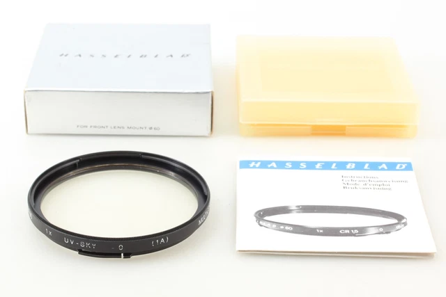 MINT W/BOX】HASSELBLAD LENS Filter Φ60 B60 Bay 1x UV-SKY 1A From