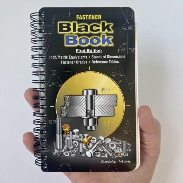FASTENER Black Book - Handbook size with FREE Thread Identifaction Gauge