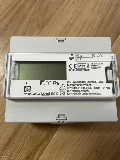 Solar-Log PRO380 Drehstromzähler 3-phasig Geeicht RS485 Modbus 100A | 255913