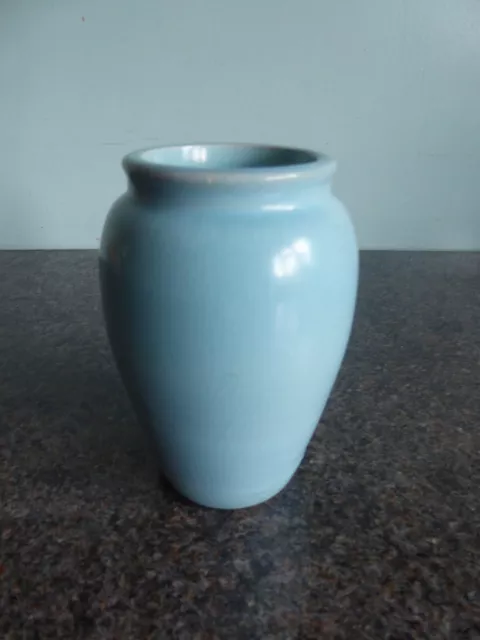 Govancroft Stoneware Pottery - Vase / Jar - Pale Blue