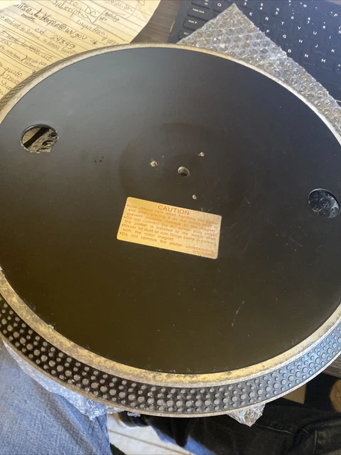 Technics SL-1200MK2 - SL-1210MK2 Turntable Platter (Fair Condition) 100% WORKS
