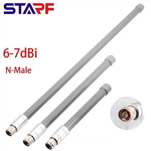 Antenne aérienne masculine STARF 868 MHz LoRa hélium 7dBi N couverture extéri