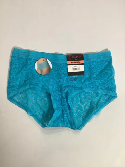 No Boundaries Blue Lace Boyshorts XS NEW! NWT