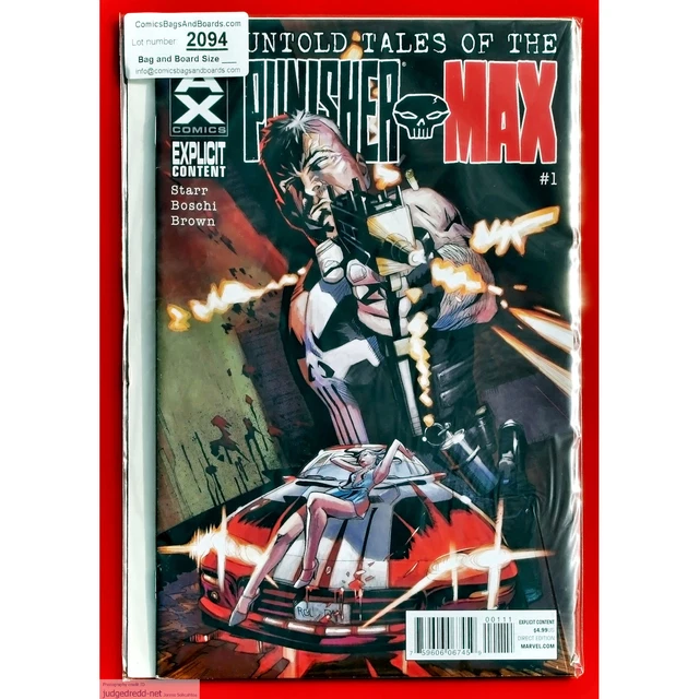 The Punisher # 1 1st Issue Untold Tales of the Punisher Max Comic 2012 (Lot 2094
