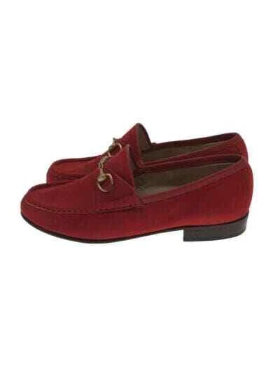 Gucci Loafers Old Gucci Horsebit 36.5 Red Suede 5MJ78 Gucci Loafers Old Gucci Horsebit 36.5 Red Suede 5MJ78