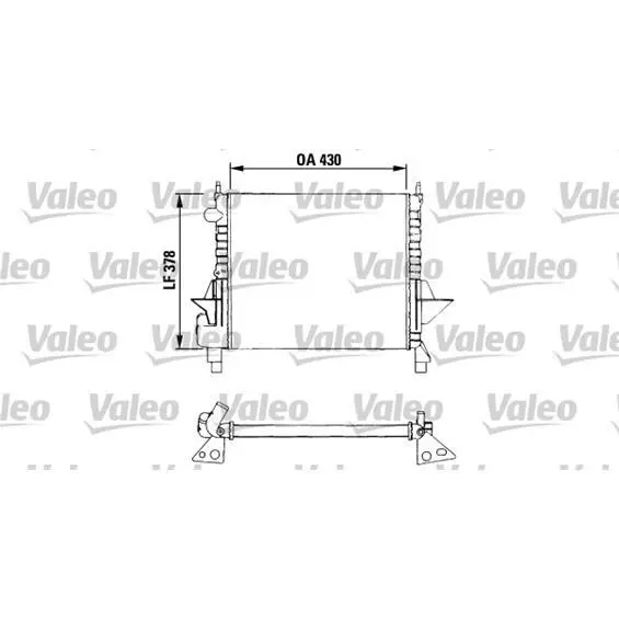 VALEO Kühler für Motorkühlung z. Bsp. für RENAULT