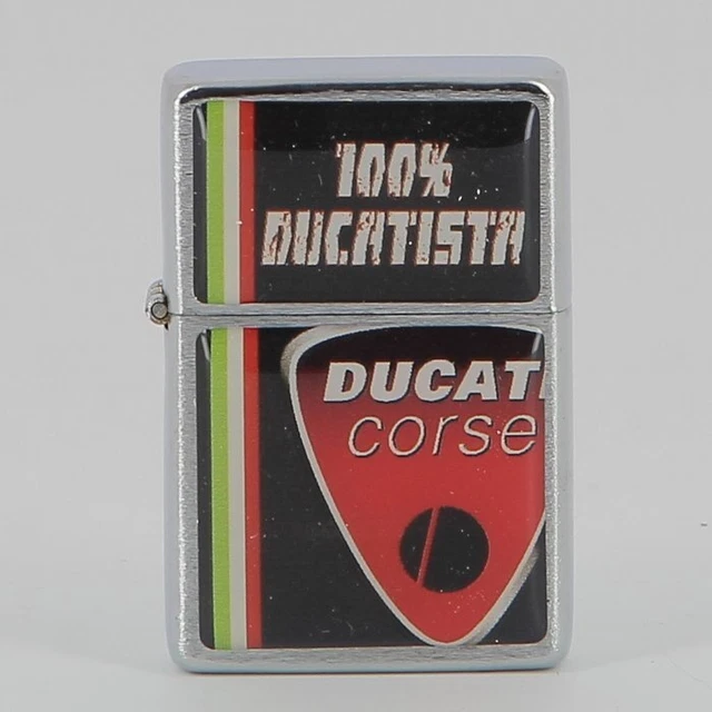 Accendino In Metallo Ducatista Nero - GARANZIA ITALIA UNICA