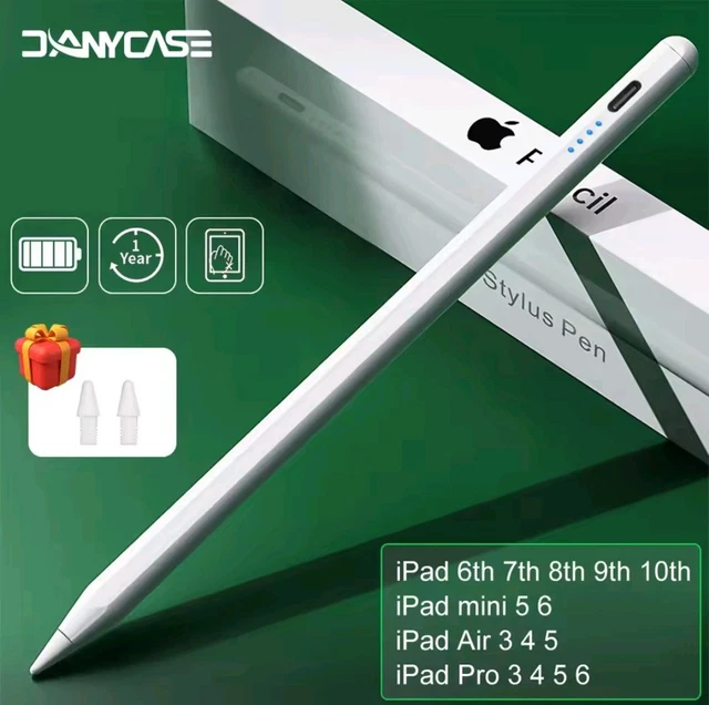 iPencil 2a generazione per iPad (2018-2023), penna magnetica ricaricabile wireless con rifiuto e inclinazione del palmo per iPad 6-10, Mini 5/6, Air 3-5, Pro 11 pollici