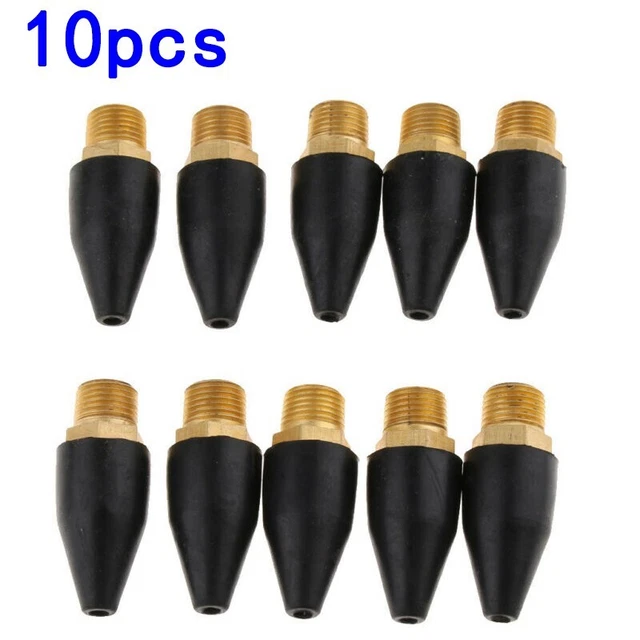 10 Pièce Caoutchouc Buse Remplacement Pack Luftstoß Sicherheitsspitze Utile