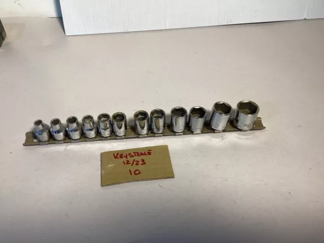 Vintage NAPA metric socket set 3/8” drive 6-point 6mm - 19mm