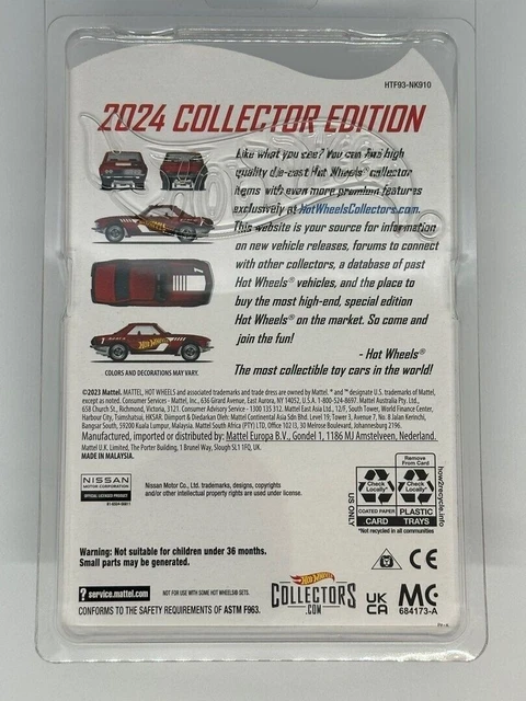 Hot Wheels 2024 Collector Edition – Porsche 356 Fuorilegge E Nissan Silvia (CSP311) – 1:64 Rossi - Foto 4