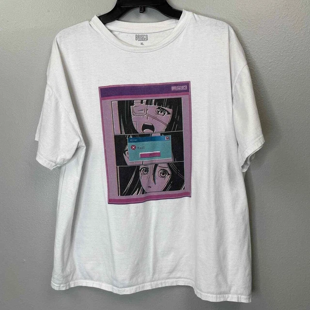 ANIME GIRL MENS White T-shirt Medium $13.98 - PicClick