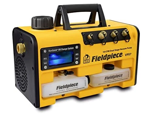 Fieldpiece VPX7 - Dual Stage 10 CFM DC Motor Vacuum Pump																					...