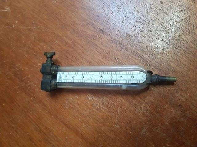 antique laidlaw & son edinburgh brass gauge