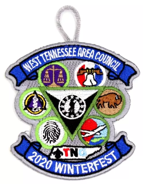 2020 Winterfest West Tennessee Area Council Patch Boy Scouts BSA TN