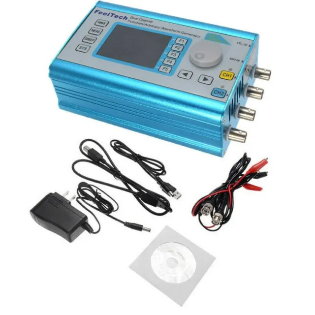 Digital DDS Dual-channel 20MHz Signal Generator Arbitrary Waveform Function