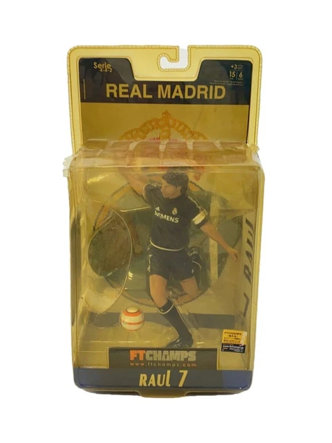 RAUL 7 REAL Madrid Action Figure FT CHAMPS Premium 6” Mint