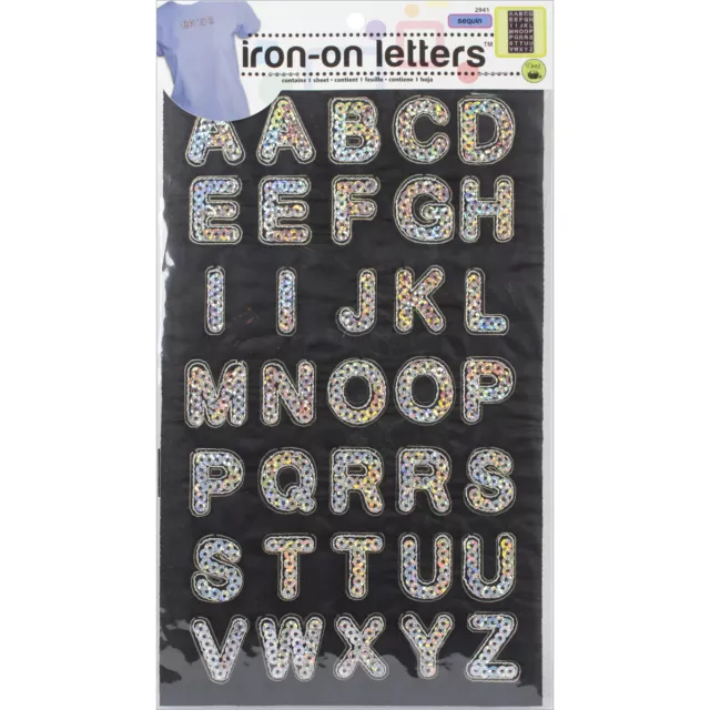 Jolee's Iron on Letters 1.5 White