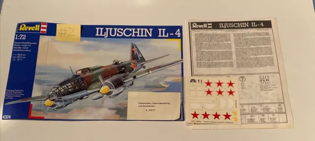 Revell No 4324 - Rus. Bomber ILJUSCHIN IL-4 #2 - 1:72 "Neu" ohne OVP