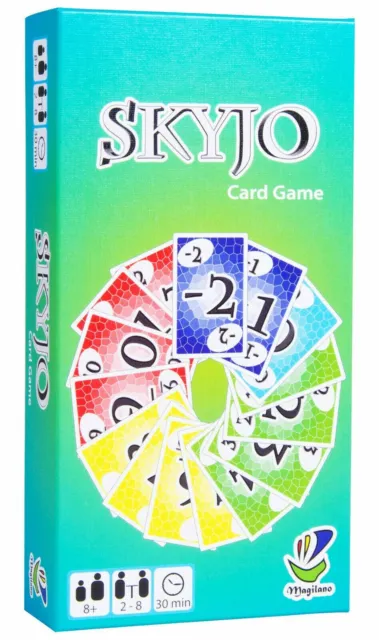 SKYJO Das unterhaltsame Kartenspiel für Jung und alt für 2 bis 8 Spieler SKY JO