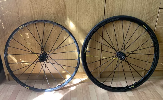 ruote set bici da corsa disco Mavic Ksyrium Pro Ust discTubeless Wheels Rädern