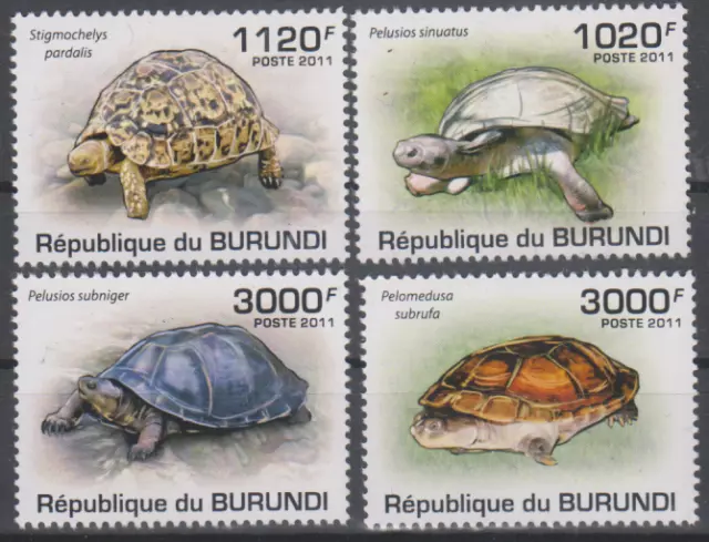 Schildkröten Burundi Postfrisch 6596