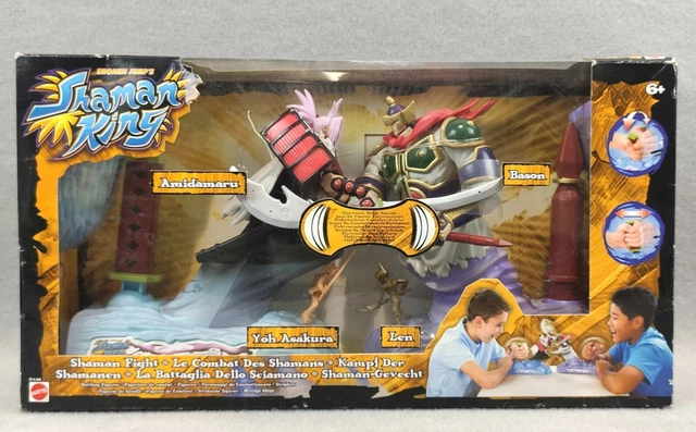 SHAMAN KING FIGHT AMIDAMARU BASON IKING ACTION FIGURE NEW MATTEL SHONEN