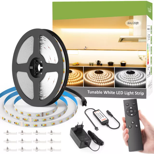 Novostella LED Stripe Leiste Streifen Licht Band Leuchte Lichterkette Weiß 6m