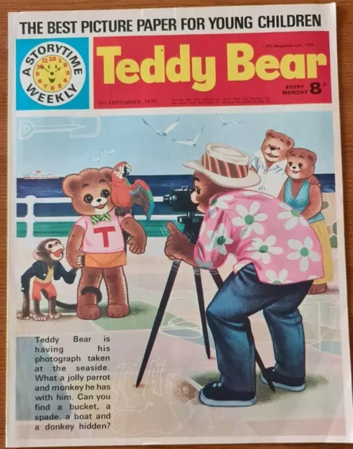 Teddy Bear Comic (1970) September 5th. Fine Copy. Fleetway Publications.