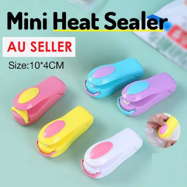 Portable Seal Mini Plastic Bag Sealer Vacuum Heat Sealing Machine Handheld Tool