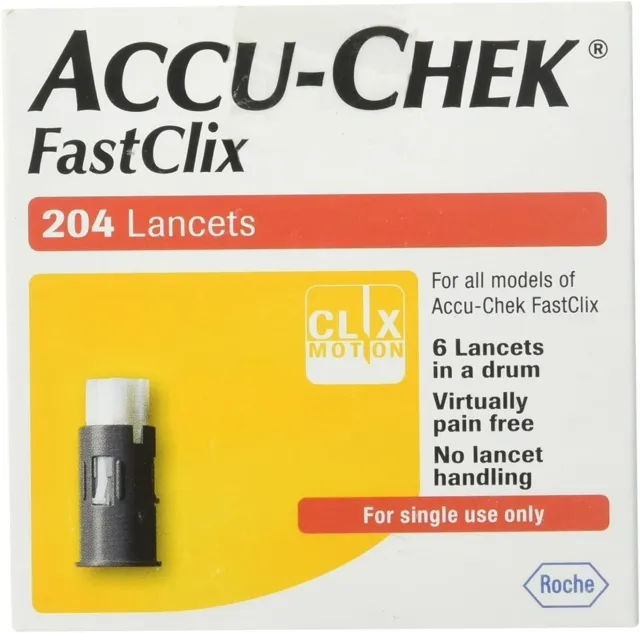 Fastclix Lancets 200 + 4 (204-pack)