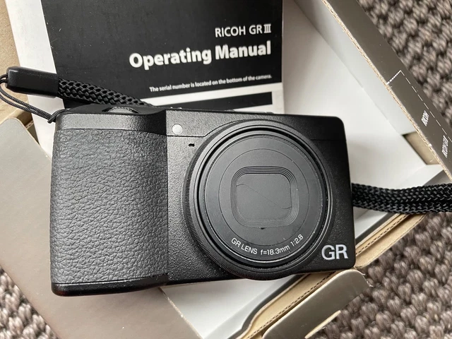 Ricoh Gr III Compact Digital Camera - Perfect condition, original box, charger