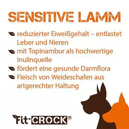 Cdvet Fit-Crock Sensitive Lamm Mini 10 kg 10 kg