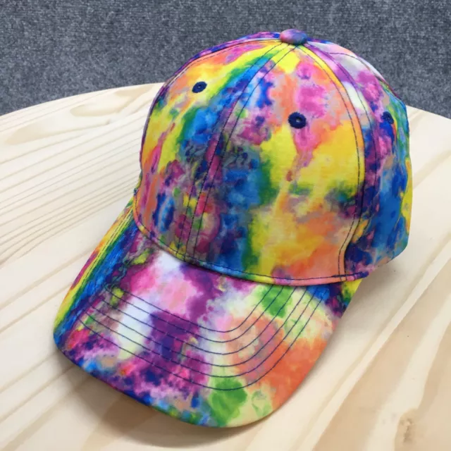 Tie Dye Gradient Baseball Cap Hat Mens Multicolor OS Adjustable Curved Brim