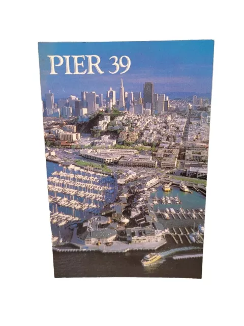 Postcard 4X6 Aerial View Pier 39 Boats Ships  San Francisco California