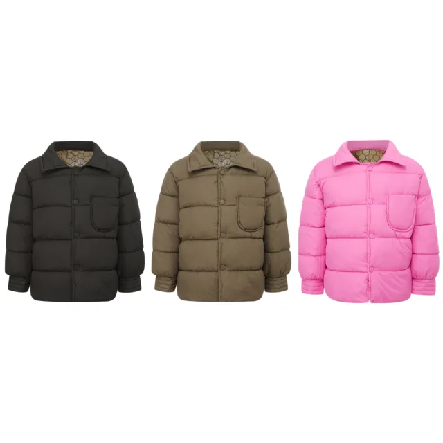 Kids Boys Girls Coat Unisex Outwear Lightweight Jacket Packable Snowsuit Hooded