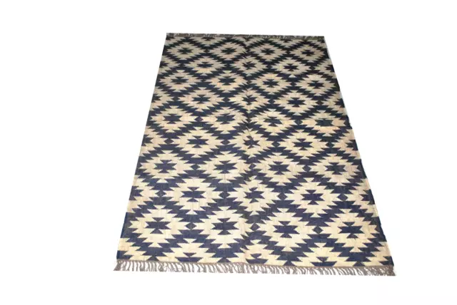 Alfombra india Kilim yute lana área alfombra dormitorio alfombra turca...