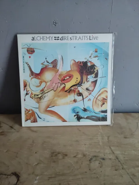 Dire Straits - Alchemy-Dire Straits Live double LP UK issue 1984 Vertigo VERY 11